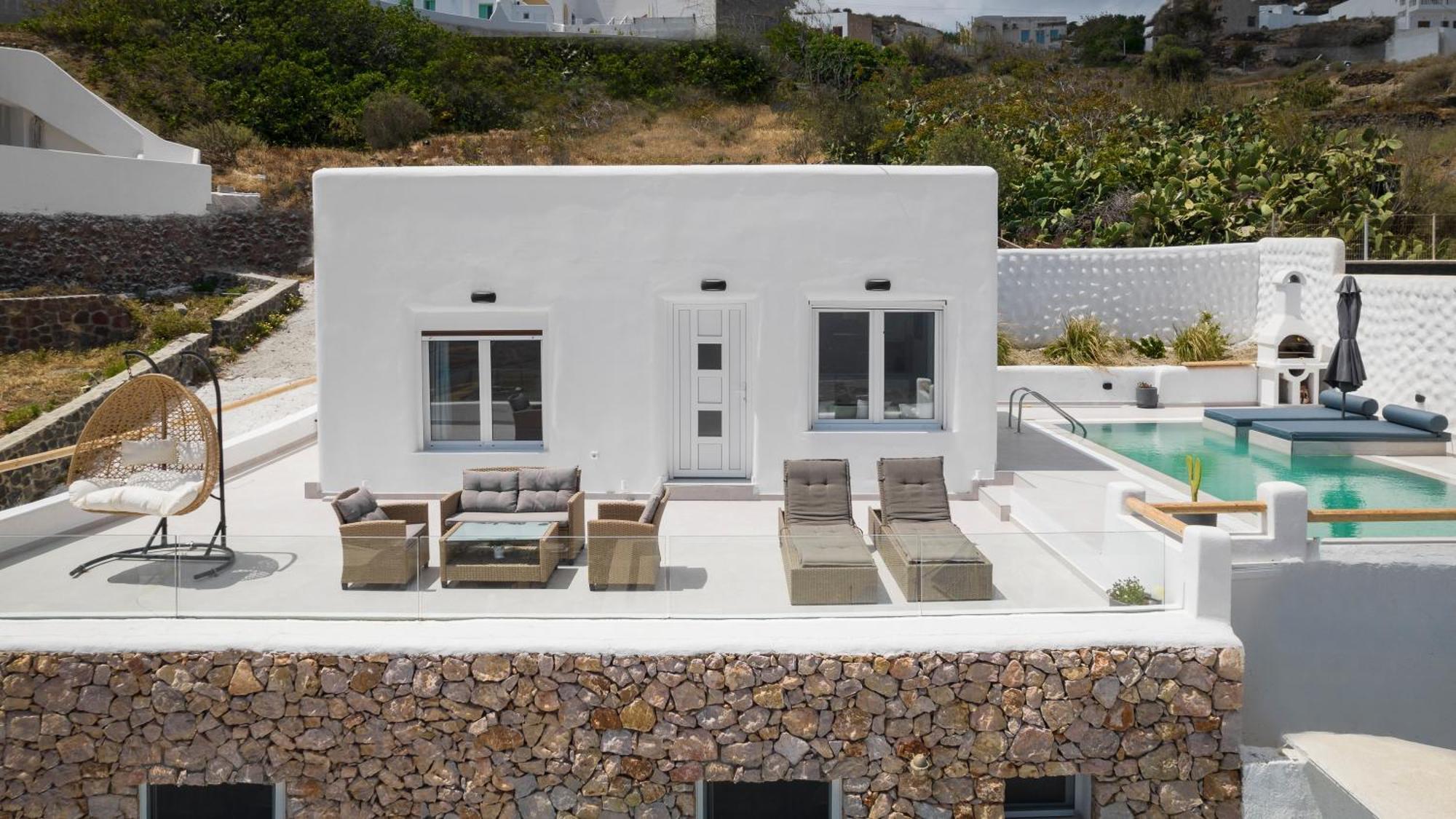 Dream Villa Santorini Vourvoulos Exterior photo